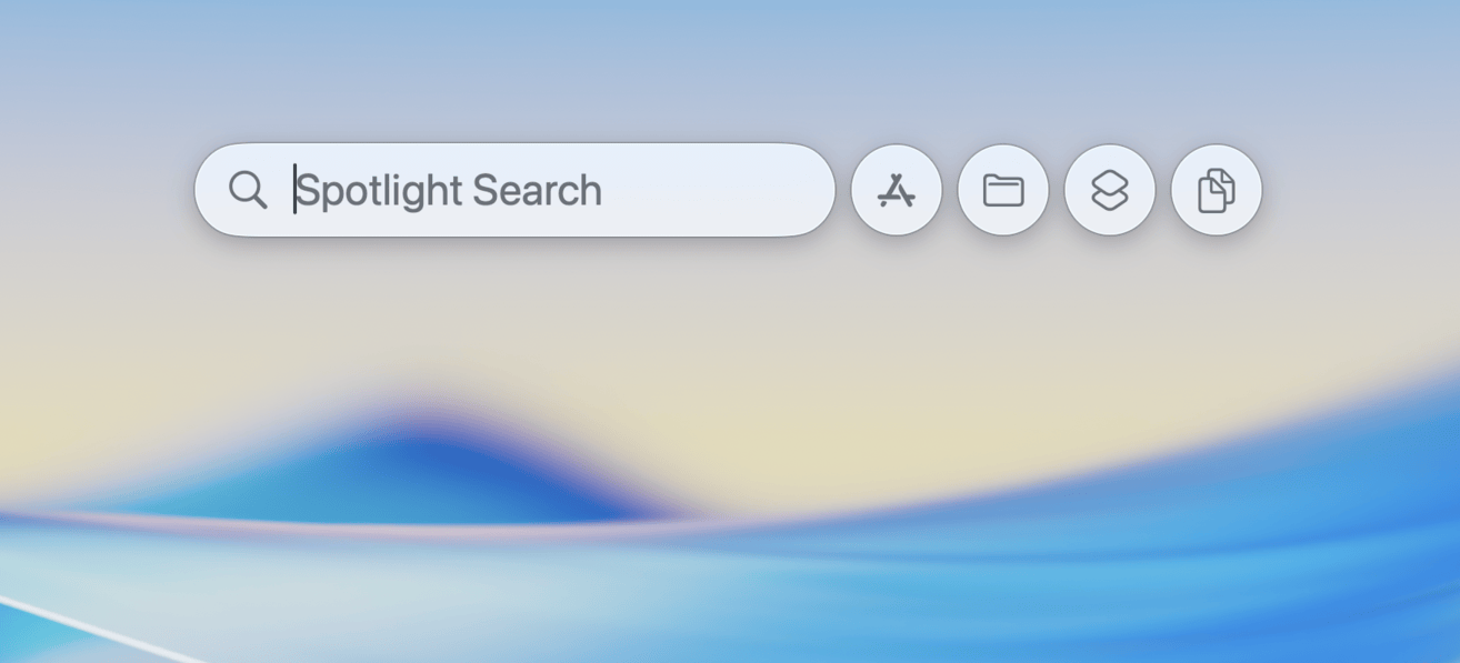 Opening Spotlight on a Mac