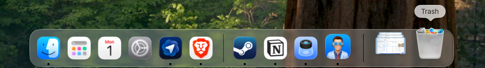 Open Trash